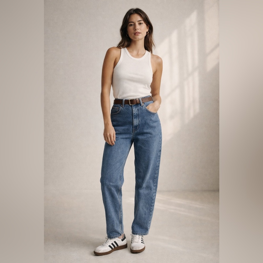 Vintage 90s Gitano Relaxed Fit Jeans | 100% Cotton · High Rise Mom Denim